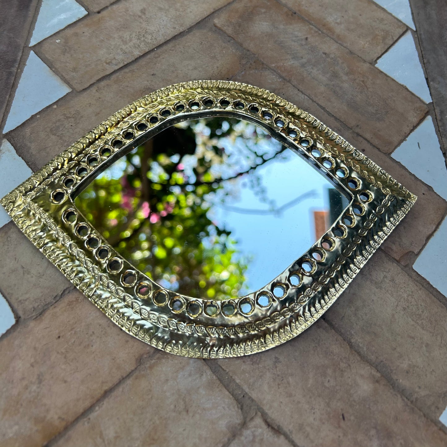 Moroccan mirrors made of brass