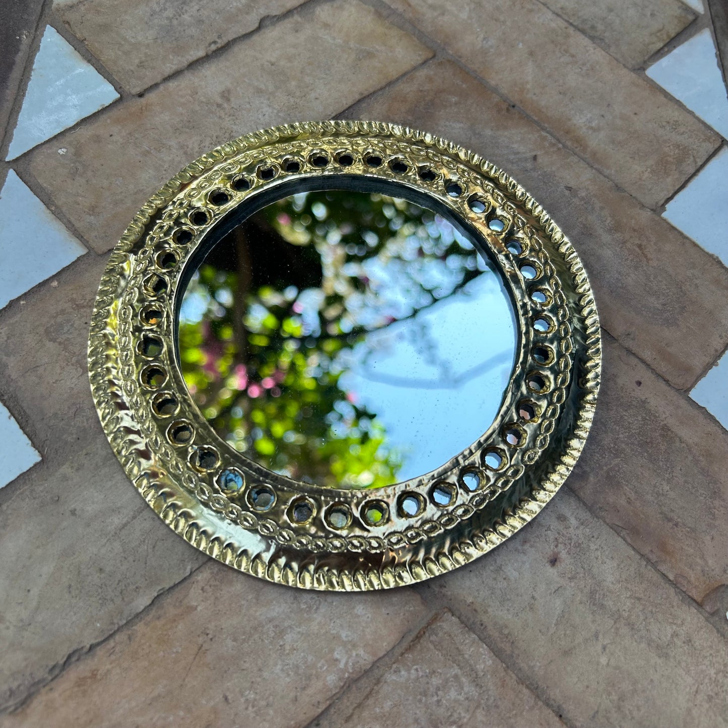 Moroccan mirrors made of brass