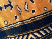 Toiletry bag made of unique soft carpet fabric