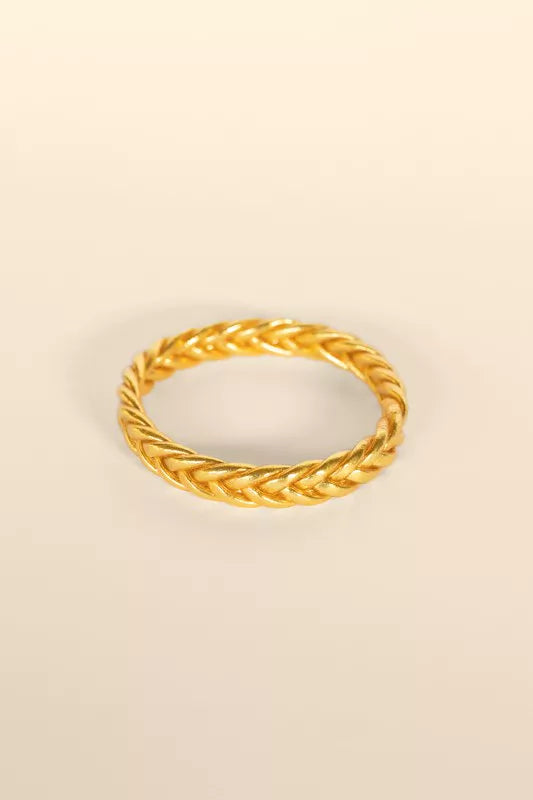 Mantra Goldleaf armband Braided goud