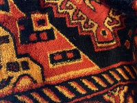 Toiletry bag made of unique soft carpet fabric