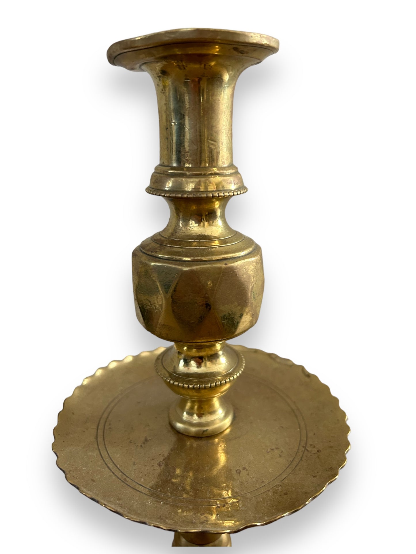 Vintage copper Riad candlestick from Morocco