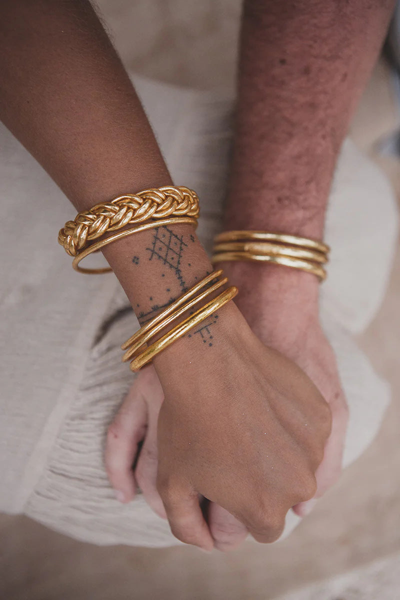 Mantra Goldleaf armband goud