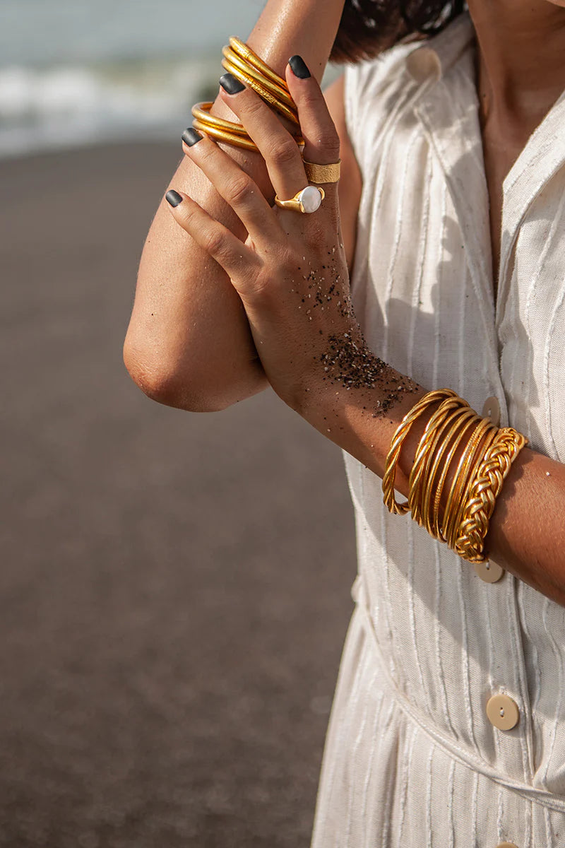 Mantra Goldleaf armband Twisted goud